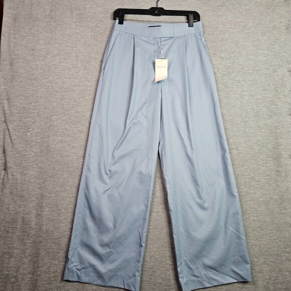 TOMORROWLAND Pants - TOMORROWLAND Collection Women's Light Blue Pleated Wide Leg Pant Sz 38